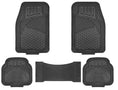 Load image into Gallery viewer, HoneyComb 5-Piece All-Weather Car Floor Mat Set