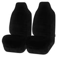 Load image into Gallery viewer, Universal Finesse Faux Fur Seat Covers - Universal Size - Black