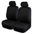 Load image into Gallery viewer, Universal Platinum Front Seat Covers Size 30/35 | Black