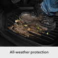 Load image into Gallery viewer, Semi-Custom Fit 3-Piece Car Rubber Floor Mats for All Weather Protection