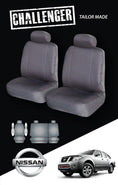 Load image into Gallery viewer, Canvas Seat Covers for Nissan Navara D40 Dual Cab (2007-2020)