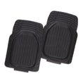 Load image into Gallery viewer, Universal Tuff Rubber Floor Mats Front X2 Car/4WD Quality Heavy Duty Waterproof