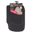 Load image into Gallery viewer, Velocity 2-Piece Black Rubber Car Mat