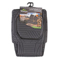 Load image into Gallery viewer, Semi-Custom Fit 3-Piece Car Rubber Floor Mats for All Weather Protection