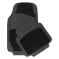Load image into Gallery viewer, Shadow 4-Piece Black Carpet/Rubber Car Mat