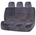Load image into Gallery viewer, Universal Finesse Faux Fur Seat Covers - Universal Size 06/08H - Grey