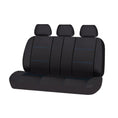 Load image into Gallery viewer, Universal Rear Seat Cover Size 06/08S | Black/Blue Stitching
