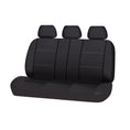 Load image into Gallery viewer, Universal Rear Seat Cover Size 06/08S | Black/White Stitching