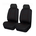 Load image into Gallery viewer, Universal Front Seat Covers Size 30/35 | Black/Red Stitching
