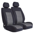 Load image into Gallery viewer, Universal Opulence Front Seat Covers Size 30/35 | Grey
