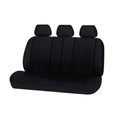 Load image into Gallery viewer, Universal Platinum Rear Seat Covers Size 06/08S | Black