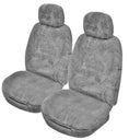 Load image into Gallery viewer, Sheepskin Seat Covers Universal 25mm Grey