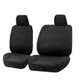 Load image into Gallery viewer, Canvas Seat Covers for Toyota Hilux Single Cab (2005-on) Black