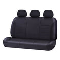 Load image into Gallery viewer, Universal Ultra Light Neoprene Rear Seat Covers Size 06/08S | Black/Black