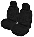 Load image into Gallery viewer, Universal Supreme Throwover Seat Cover Canvas - Black