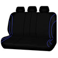 Load image into Gallery viewer, Universal Strident Rear Seat Covers Size 06/08S | Blue Piping