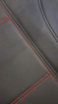 Load image into Gallery viewer, Universal Front Seat Covers Size 60/25 | Black/Red Stitching
