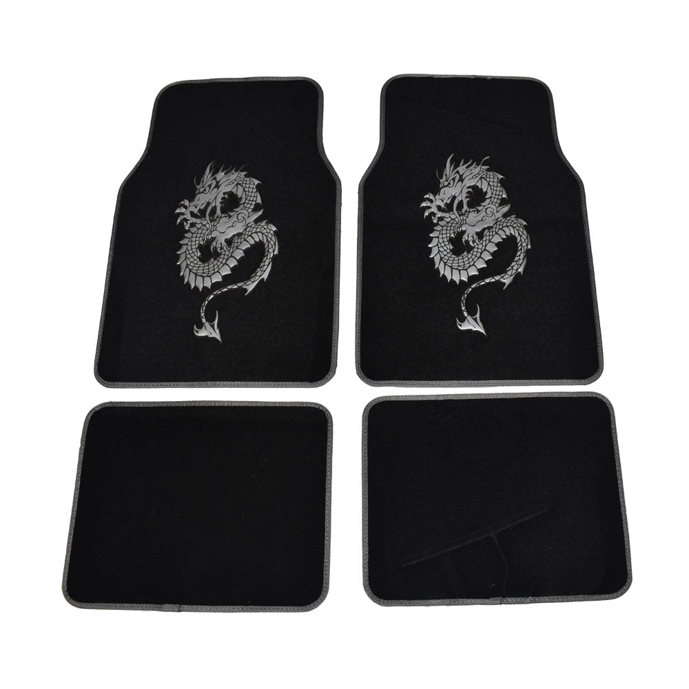 Dragon Grey Universal Fit Carpet Car Floor Mats