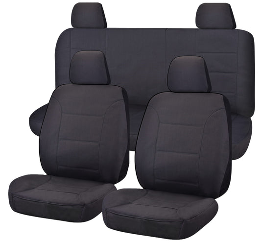 Canvas Seat Covers for Nissan Navara D40 Series Dual Cab (01/2006-02/2015)