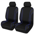 Load image into Gallery viewer, Universal Strident Front Seat Covers Size 30/35 | Blue Piping
