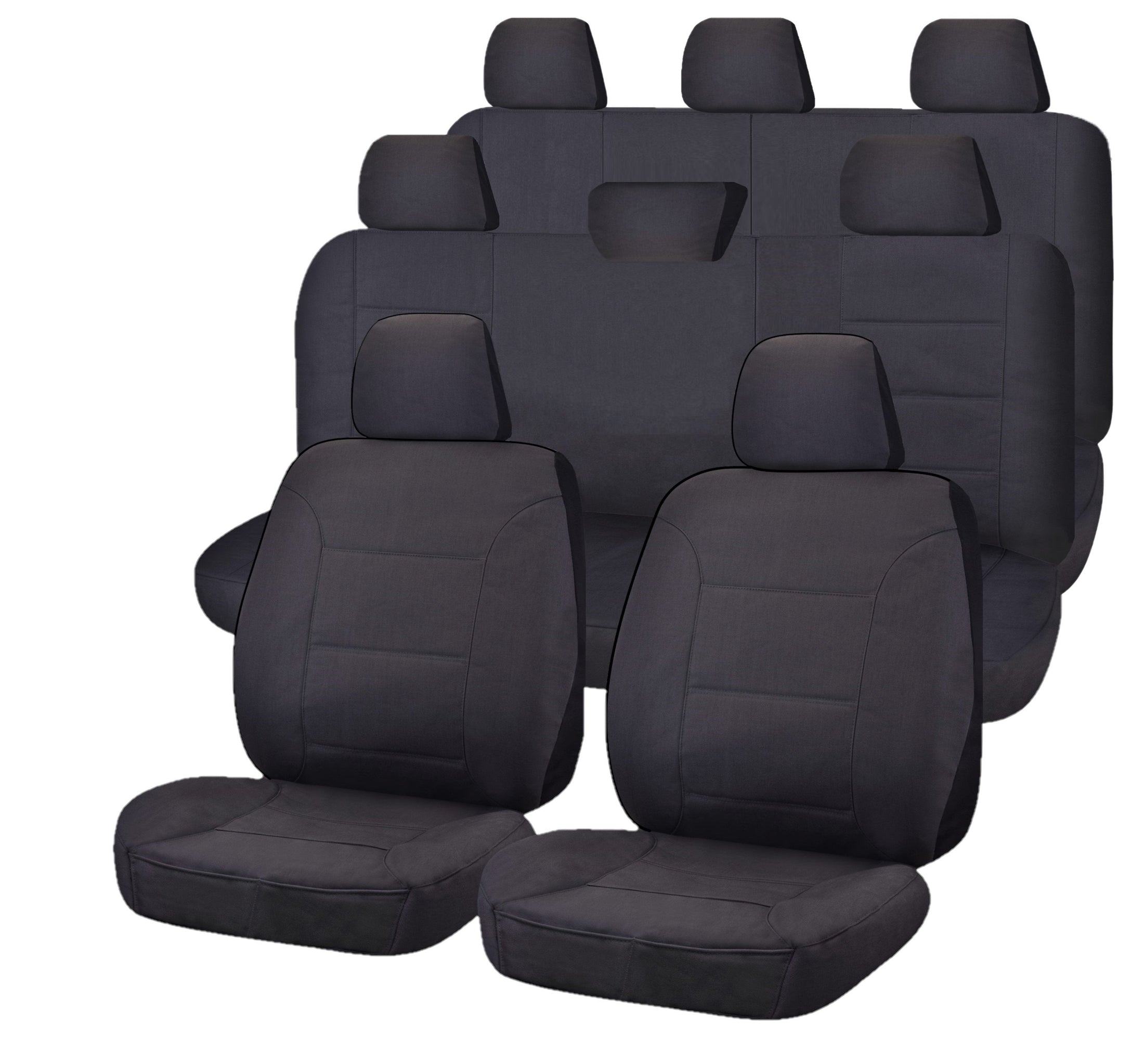 Canvas Seat Covers for Toyota Landcruiser 200 Series (2008-2020) 8 Seater