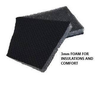 3mm Foam: Provides insulation and comfort during your drive.
