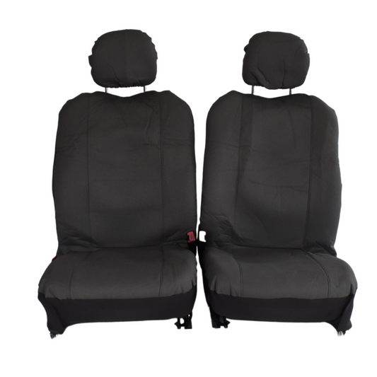 Canvas Seat Covers For Mitsubishi Pajero 11/2006-2020 Grey