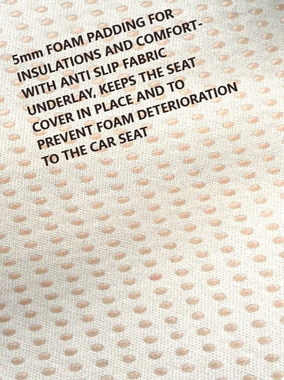Sheepskin Seat Covers - Universal Size (27mm) - Black