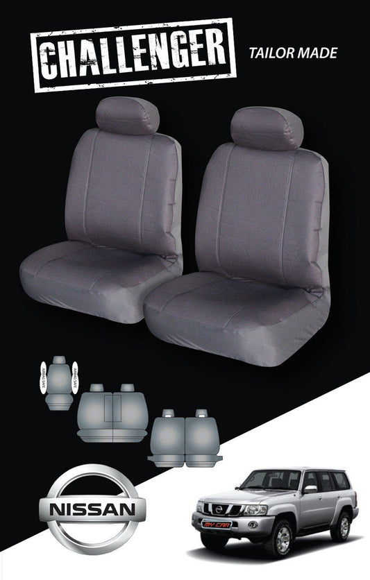 Canvas Seat Covers for Nissan Patrol 7 Seater (2004-2013)
