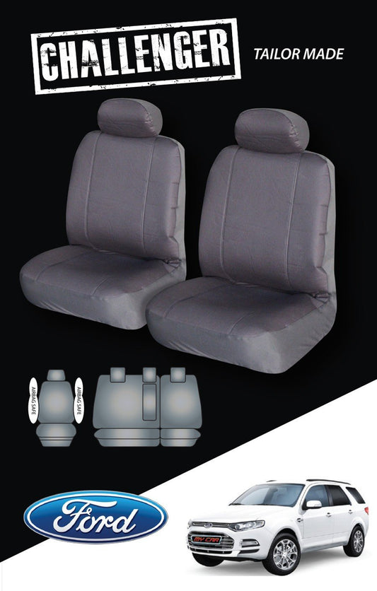 Canvas Seat Covers for Ford Territory (2004-2020) Black