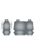 Load image into Gallery viewer, Canvas Seat Covers for Ford Territory (2004-2020) Black
