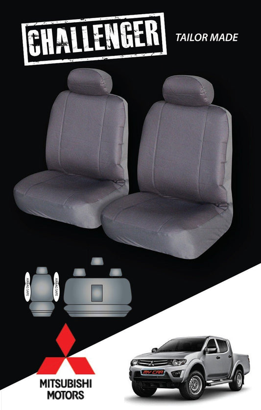 Canvas Seat Covers for Mitsubishi Triton Dual Cab (2006-2020)