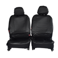 Load image into Gallery viewer, Leather Look Car Seat Covers For Toyota Corolla Hatch 2007-2012 | Black
