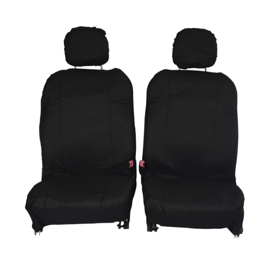 Canvas Seat Covers For Mitsubishi Pajero 11/2006-2020 Black