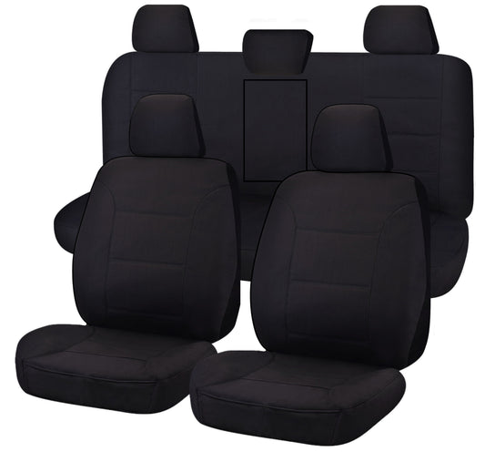 Canvas Seat Covers for Toyota Hilux Dual Cab (2015-2024)