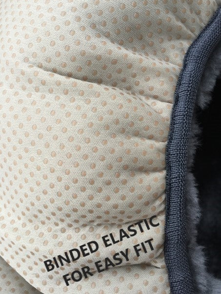 Sheepskin Seat Covers - Universal Size (27mm) - Black