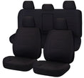 Load image into Gallery viewer, Canvas Seat Covers for Mitsubishi Triton MQ-MR Series Dual Cab (2015-2022)
