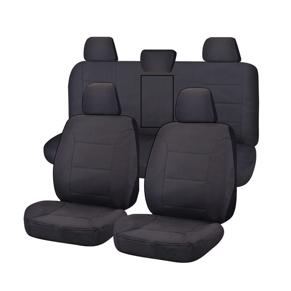 Canvas Seat Covers for Toyota Hilux Dual Cab (2015-2022)