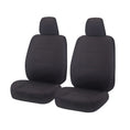 Load image into Gallery viewer, Canvas Seat Covers for Toyota Landcruiser VDJ70 Series (2007-on)  Charcoal
