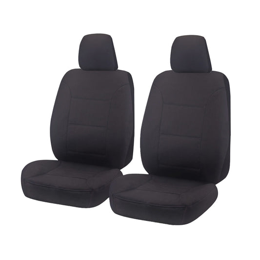 Canvas Seat Covers for Toyota Landcruiser VDJ70 Series (2007-on)  Charcoal