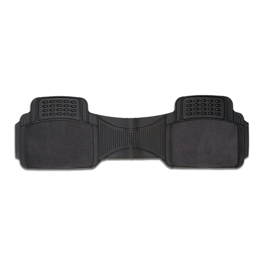 Colossus 1-Piece Grey Rubber/Carpet Car Mat