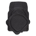 Load image into Gallery viewer, Mystic 4-Piece Black Rubber Car Mat
