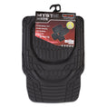 Load image into Gallery viewer, Mystic 4-Piece Black Rubber Car Mat

