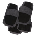Load image into Gallery viewer, Shadow 4-Piece Black Carpet/Rubber Car Mat
