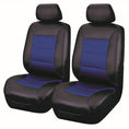 Load image into Gallery viewer, Universal El Toro Series Ii Front Seat Covers Size 30/35 | Black/Blue
