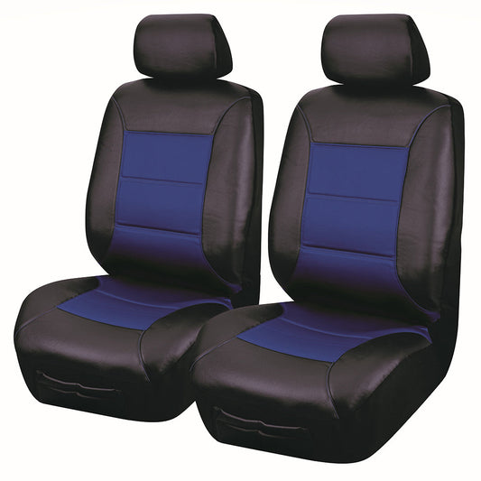 Universal El Toro Series Ii Front Seat Covers Size 30/35 | Black/Blue