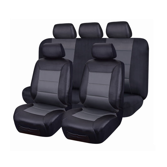 Faux Leather Seat Covers for Holden Captiva Cg-Cgii Series 2006-2020 4X4 Suv/Wagon  2011 | Grey