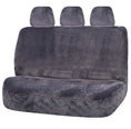 Load image into Gallery viewer, Universal Finesse Faux Fur Seat Covers - Universal Size 06/08H - Grey
