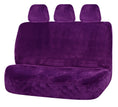 Load image into Gallery viewer, Universal Finesse Faux Fur Seat Covers - Universal Size 06/08H - Purple
