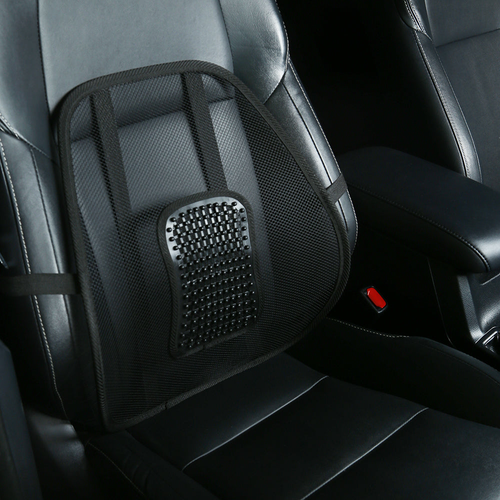 Universal Mesh Back Support With Plastic Spikes | Black